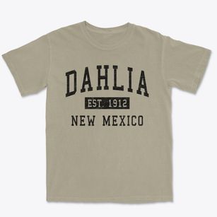 Dahlia New Mexico Classic Established Premium Heavyweight T-shirt