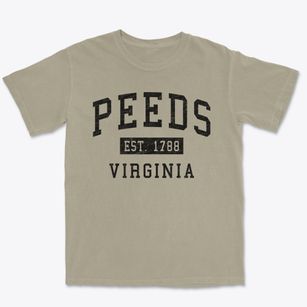 Peeds Virginia Classic Established Premium Heavyweight T-shirt