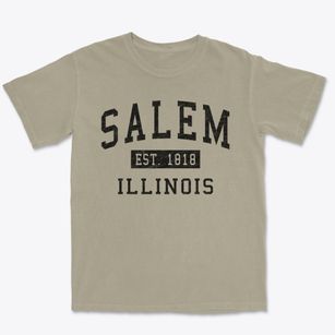 Salem Illinois Classic Established Premium Heavyweight T-shirt
