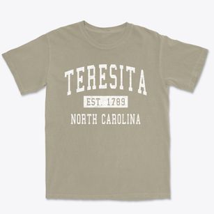 Teresita North Carolina Classic Established Premium Heavyweight T-shirt