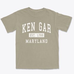 Ken Gar Maryland Classic Established Premium Heavyweight T-shirt