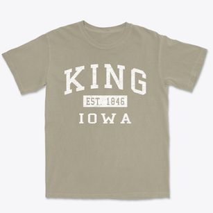 King Iowa Classic Established Premium Heavyweight T-shirt