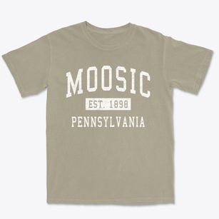 Moosic Pennsylvania Classic Established Premium Heavyweight T-shirt