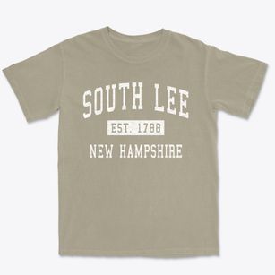 South Lee New Hampshire Classic Established Premium Heavyweight T-shirt