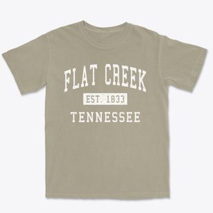 Flat Creek Tennessee Classic Established Premium Heavyweight T-shirt