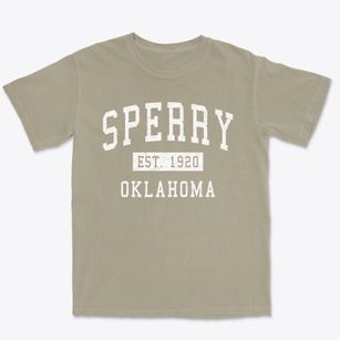 Sperry Oklahoma Classic Established Premium Heavyweight T-shirt