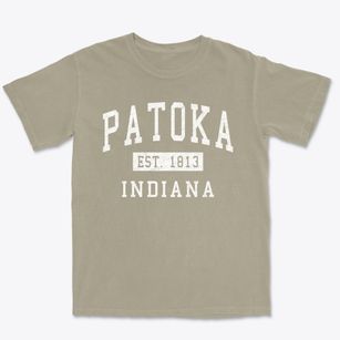 Patoka Indiana Classic Established Premium Heavyweight T-shirt