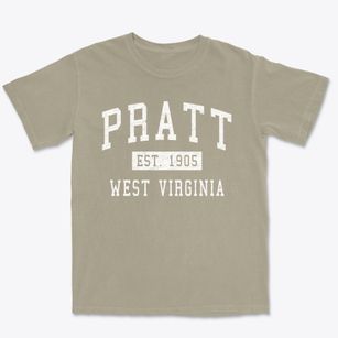 Pratt West Virginia Classic Established Premium Heavyweight T-shirt
