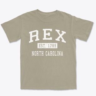 Rex North Carolina Classic Established Premium Heavyweight T-shirt