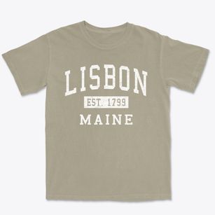 Lisbon Maine Classic Established Premium Heavyweight T-shirt
