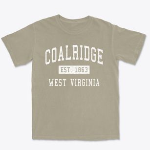 Coalridge West Virginia Classic Established Premium Heavyweight T-shirt