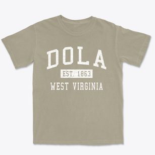 Dola West Virginia Classic Established Premium Heavyweight T-shirt
