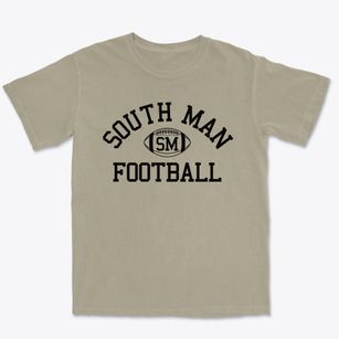 South Man Grade School Classic Football Premium Heavyweight T-shirt