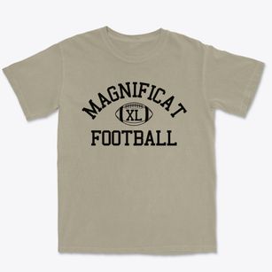 Magnificat High School Classic Football Premium Heavyweight T-shirt