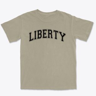 Liberty Baptist Varsity Arch Premium Heavyweight T-shirt