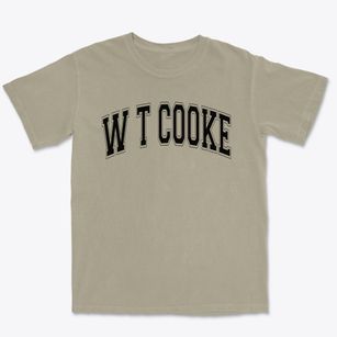W T Cooke Elementary School Varsity Arch Premium Heavyweight T-shirt