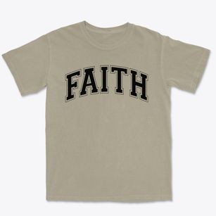 Faith Christian School Varsity Arch Premium Heavyweight T-shirt