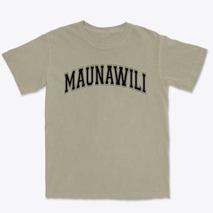 Maunawili Elementary School Varsity Arch Premium Heavyweight T-shirt