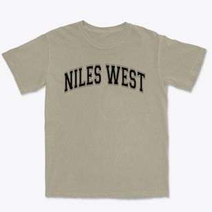 Niles West High School Varsity Arch Premium Heavyweight T-shirt