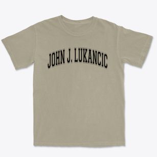 John J. Lukancic Middle School Varsity Arch Premium Heavyweight T-shirt