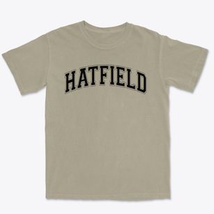 Hatfield Elementary School Varsity Arch Premium Heavyweight T-shirt
