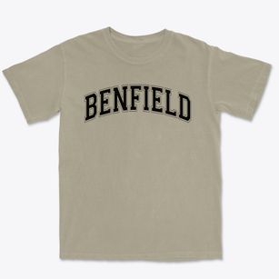 Benfield Elementary School Varsity Arch Premium Heavyweight T-shirt