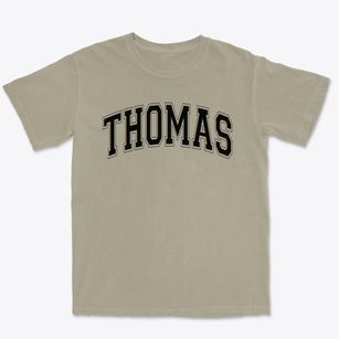 Thomas Elementary School Varsity Arch Premium Heavyweight T-shirt