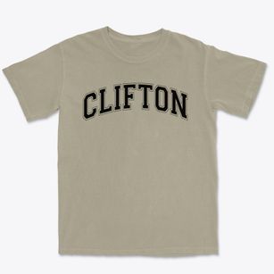 Clifton Elementary School 1 Varsity Arch Premium Heavyweight T-shirt