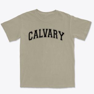 Calvary Christian School Varsity Arch Premium Heavyweight T-shirt