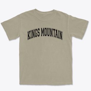 Kings Mountain Middle School Varsity Arch Premium Heavyweight T-shirt