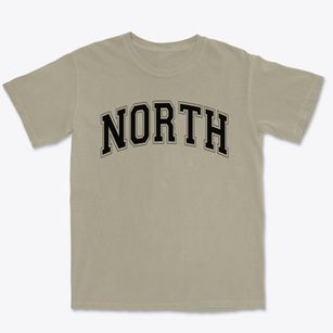 North Elementary School Varsity Arch Premium Heavyweight T-shirt