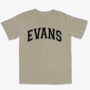 Evans Elementary School Varsity Arch Premium Heavyweight T-shirt