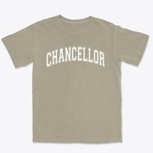Chancellor Middle School Varsity Arch Premium Heavyweight T-shirt
