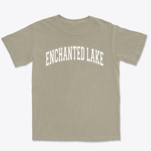 Enchanted Lake Elementary School Varsity Arch Premium Heavyweight T-shirt