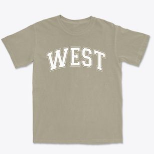 West Elementary School Varsity Arch Premium Heavyweight T-shirt