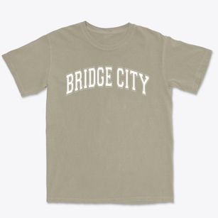 Bridge City Elementary School Varsity Arch Premium Heavyweight T-shirt