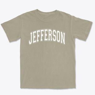 Jefferson Middle School Varsity Arch Premium Heavyweight T-shirt