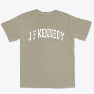 J F Kennedy Learning Center Varsity Arch Premium Heavyweight T-shirt