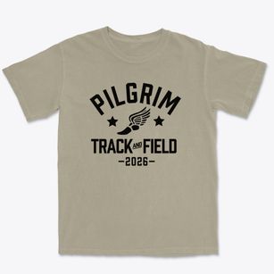 Pilgrim Elementary School Track and Field Premium Heavyweight T-shirt