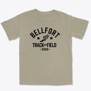 Bellfort Academy Track and Field Premium Heavyweight T-shirt