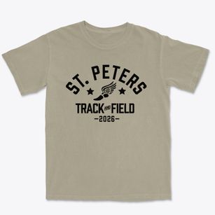 Saint Peters Episcopal Day School Track and Field Premium Heavyweight T-shirt