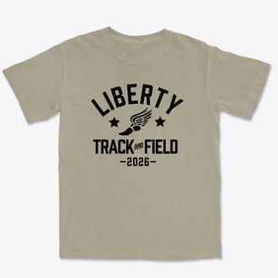 Liberty High School Track and Field Premium Heavyweight T-shirt