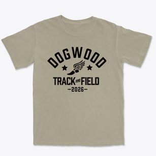 Dogwood Elementary School Track and Field Premium Heavyweight T-shirt