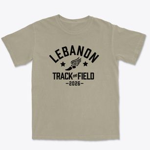 Lebanon Elementary School Track and Field Premium Heavyweight T-shirt