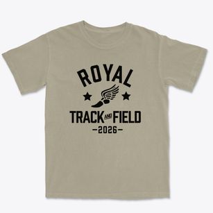Royal Christian Academy Track and Field Premium Heavyweight T-shirt