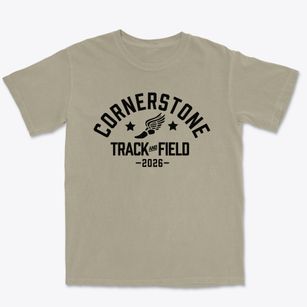 Cornerstone Christian Academy Track and Field Premium Heavyweight T-shirt