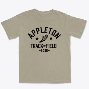 Appleton High School Track and Field Premium Heavyweight T-shirt