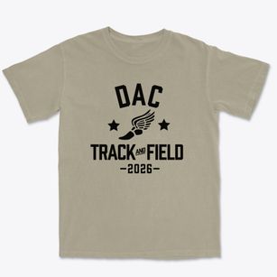 Discovery And Achievement Center Track and Field Premium Heavyweight T-shirt
