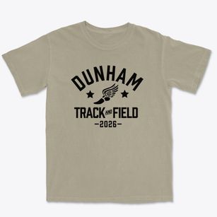 Dunham Elementary School Track and Field Premium Heavyweight T-shirt