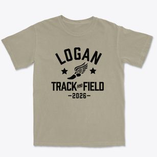 Logan Elementary School Track and Field Premium Heavyweight T-shirt